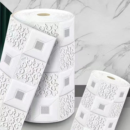 3D Self-Adhesive Foam Brick Wallpaper – Antique Waterproof Wall Stickers for Living Room & Bedroom Decoration