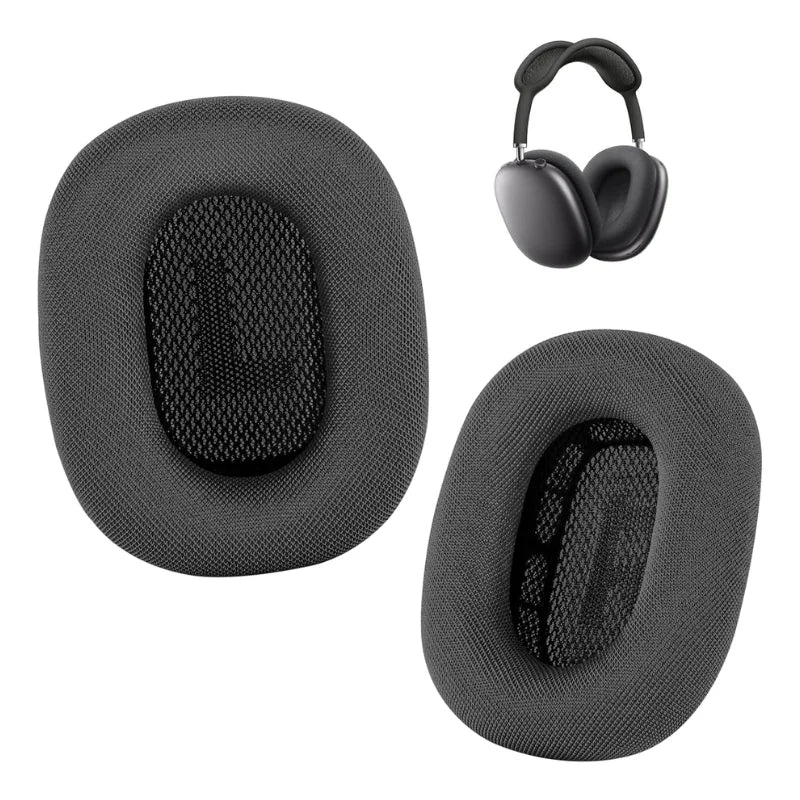 Magnetic Mesh Ear Cushions for Apple AirPods Max - Replacement Fabric Earpads for Over-Ear Headphones