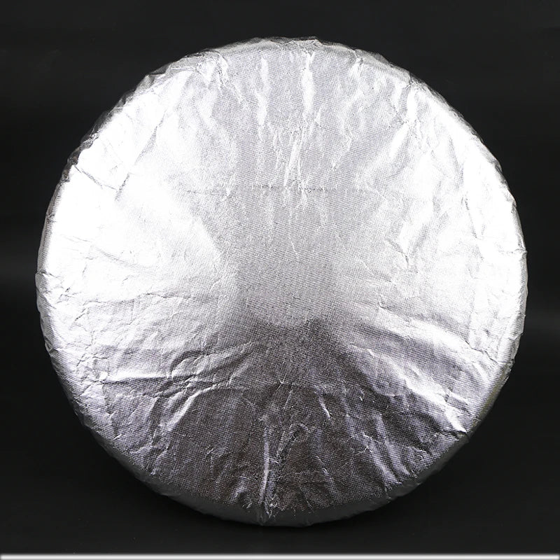 Car Steering Wheel Sun Shade Cover – Foldable Anti-UV Silver Coated Sunscreen Insulation Accessory