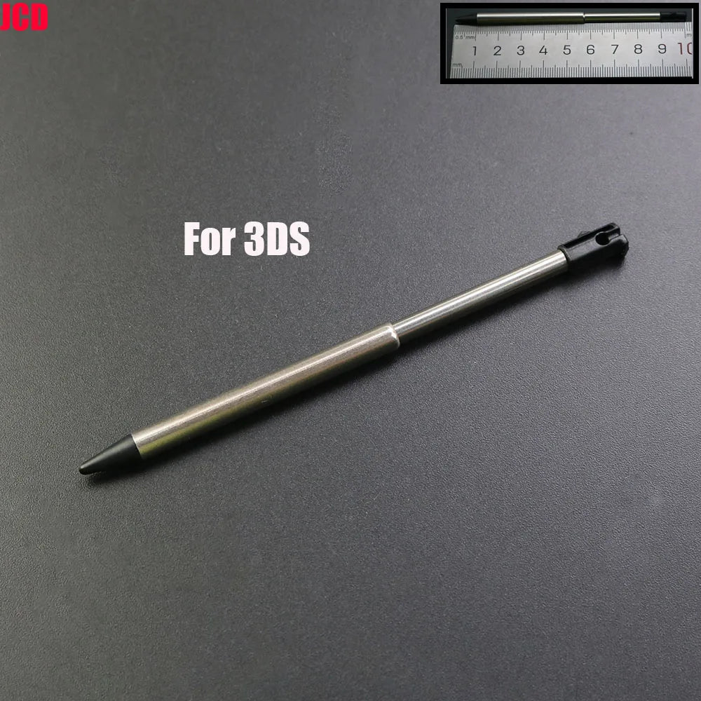 Black Plastic & Metal Telescopic Stylus Pen – Touch Screen Stylus for 2DS, 3DS, New 2DS LL/XL, New 3DS XL/LL, NDSL, NDSi, NDS & Wii