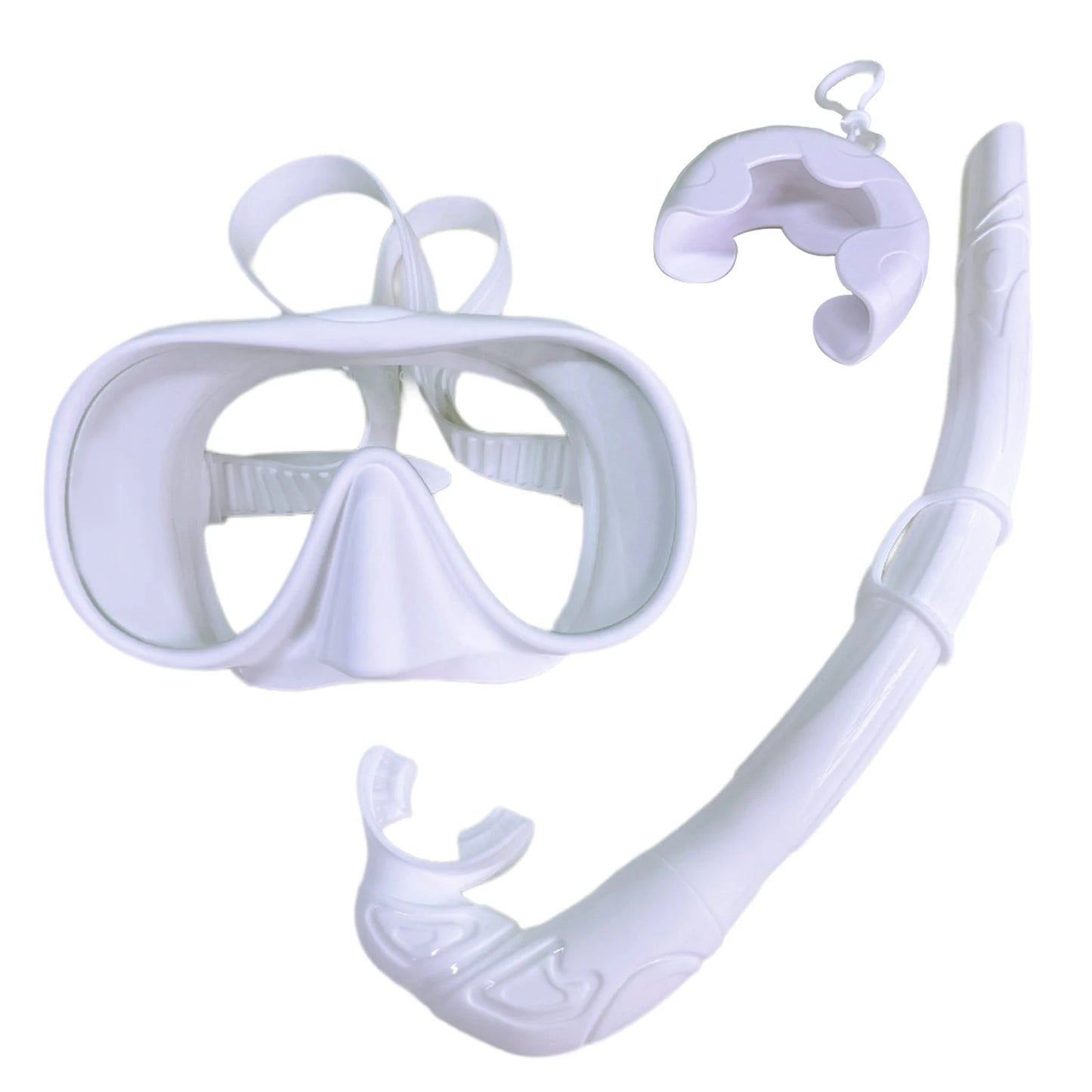 Soft Silicone Diving Snorkel - Portable Foldable Adult Snorkeling Gear for Freediving, Spearfishing & Swimming