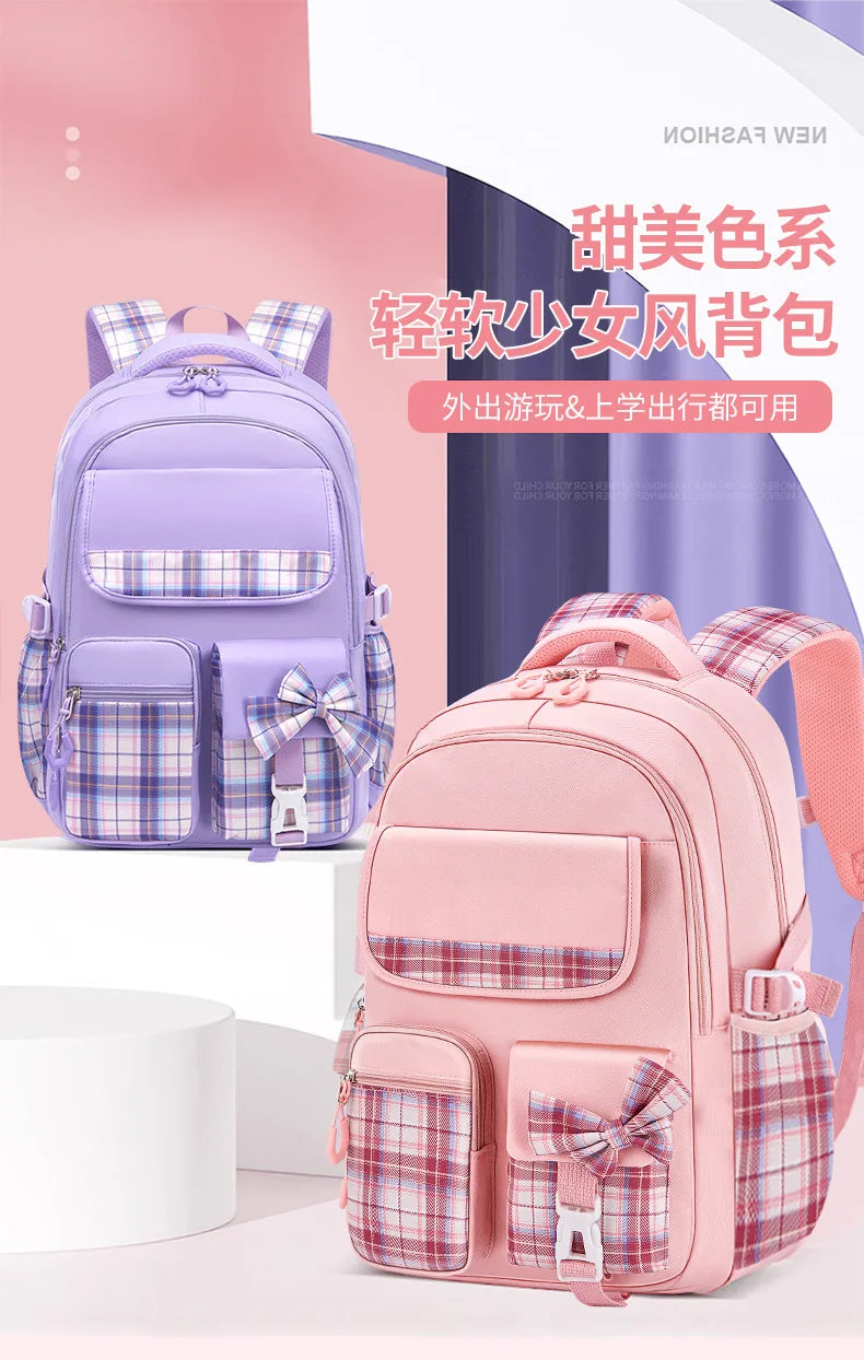 Children’s Princess School Backpack | Orthopedic Satchel for Girls, Primary School Book Bag & Knapsack