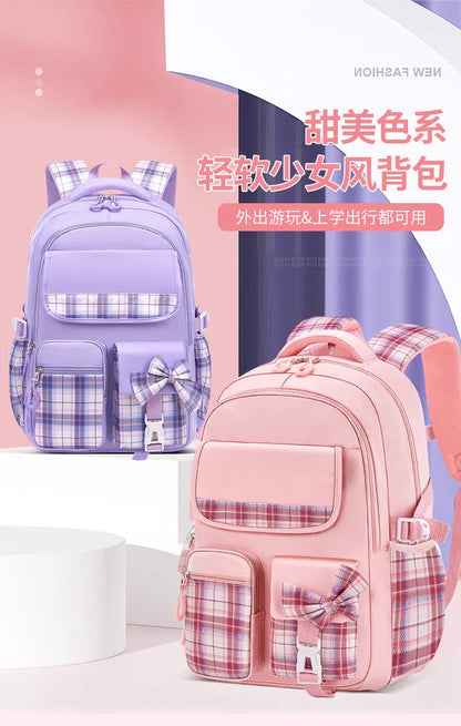 Children’s Princess School Backpack | Orthopedic Satchel for Girls, Primary School Book Bag & Knapsack