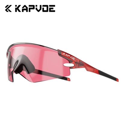 Kapvoe Cycling Sports Sunglasses – UV Protection Bike Glasses for Road & Mountain Riding (Men & Women, 2026 Model)