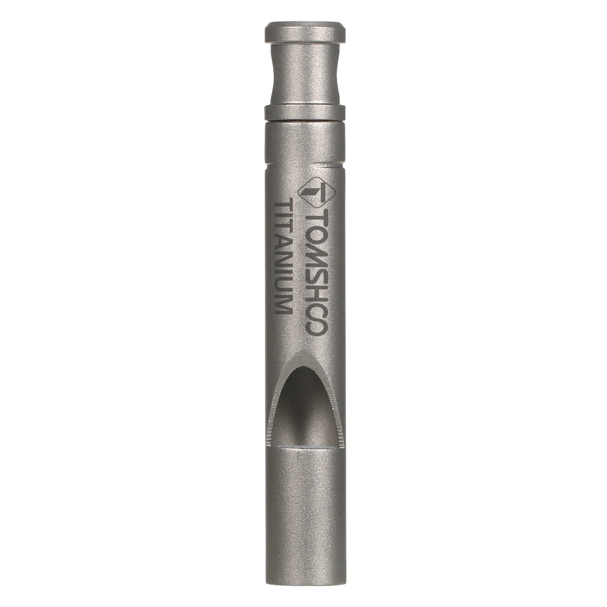 TOMSHOO Titanium Emergency Whistle - Lightweight Outdoor Survival Whistle with Cord for Camping, Hiking & Exploring