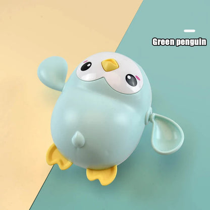 Baby Bath Toys Clockwork Swimming Animals – Cute Kids Bath & Shower Water Play Toys for Bathtub Fun and Learning