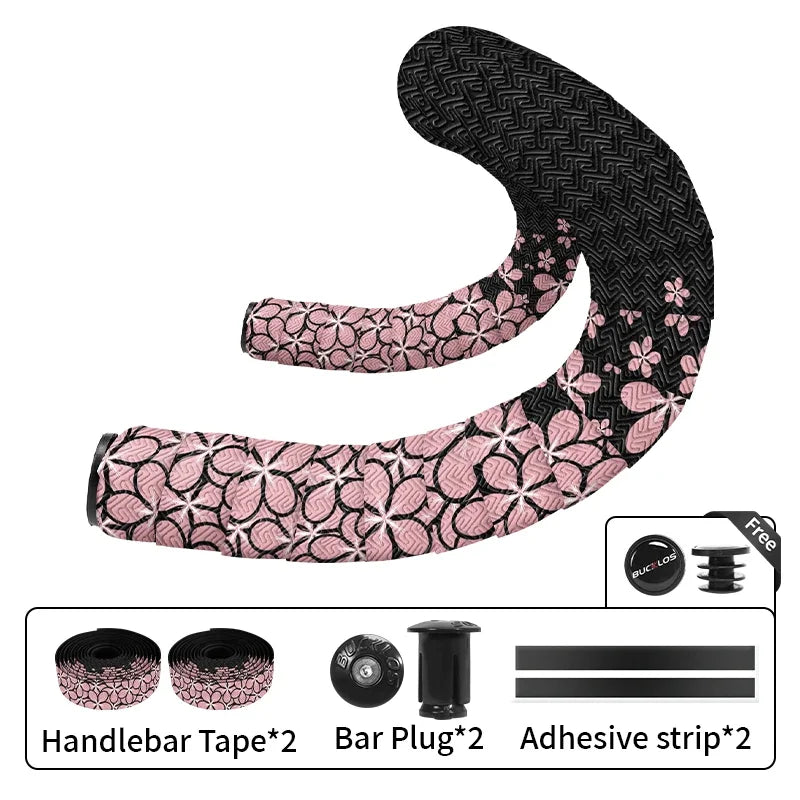 BUCKLOS Road Bike Handlebar Tape – Soft Non-Slip Drop Bar Strap for Gravel, Racing & Speed Bicycles