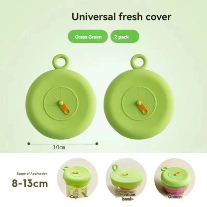 Reusable Silicone Stretch Lids – Self-Sealing Universal Covers for Bowls, Pots & Pans