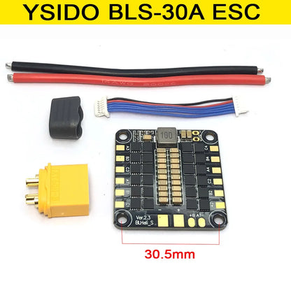 F4V3S F4 V3 V3S PLUS FC Stack with OSD & Barometer – 30A 45A 60A ESC for FPV Racing Drones
