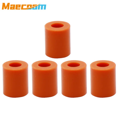 3D Printer Hot Bed Leveling Silicone Spacer Set – High Temperature Solid Column Parts Kit (3 Long + 1 Short) for CR-10/CR-10S/Ender-3 Repair & Upgrade Accessories