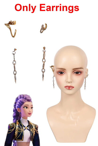 Devil Hunter of Rumi Necklace – Fantasy Cosplay Jewelry, Cartoon Costume Accessory for Women, Party & Gift