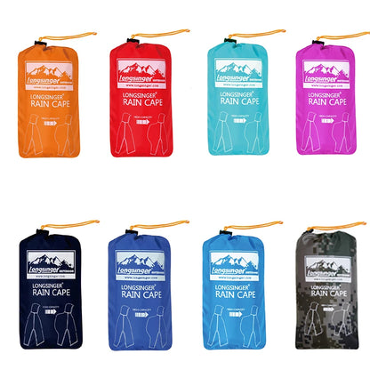 3-in-1 Portable Waterproof Raincoat - Adjustable, Lightweight, and Reusable for Men and Women, Ideal for Hiking, Hunting, and Climbing
