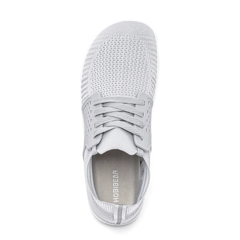 HOBIBEAR Wide Toe Barefoot Shoes – Minimalist Walking Sneakers for Men & Women, Zero Drop Sole, Breathable Mesh