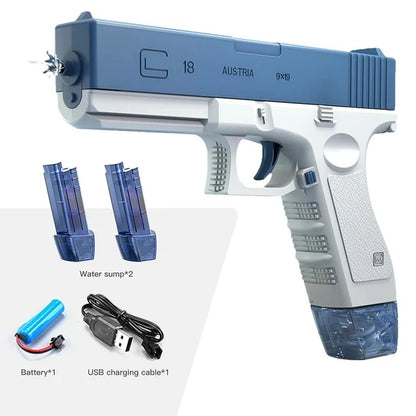 Summer Hot-Selling Electric Water Gun – Space Sci-Fi Design Water Toy for Kids, Fun Water Bat for Outdoor Play