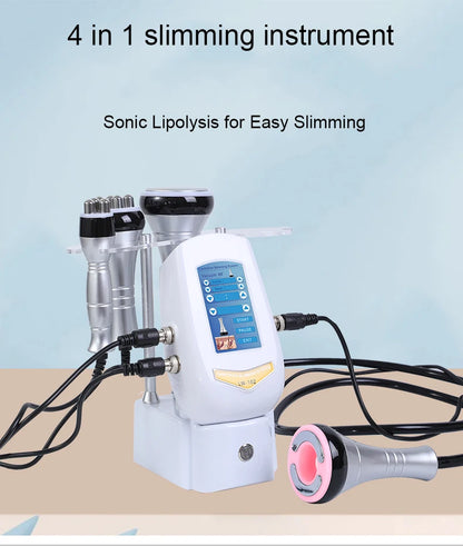 40K Cavitation 4 in 1 Ultrasonic RF Machine – Body Shaping, Weight Loss, Skin Tightening & Facial Lifting Device