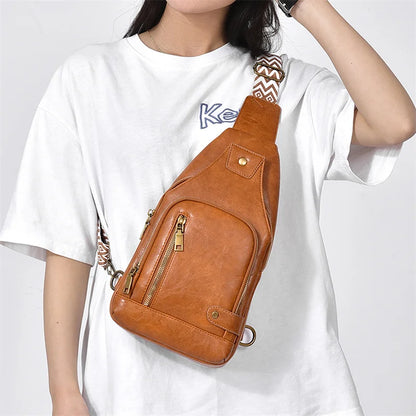 Waterproof Summer Crossbody Chest Bag for Couples – Unisex Small & Breathable Backpack