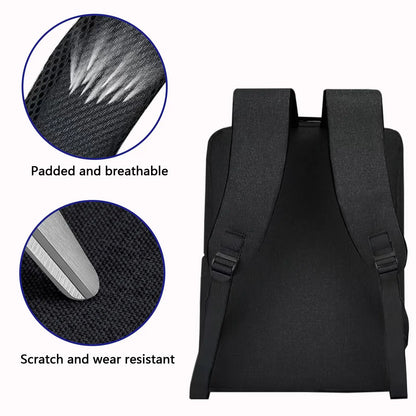PS5 Gaming Travel Backpack – Protective Carrying Storage Case Bag for PlayStation 5 Console & Game Discs, Black Edition