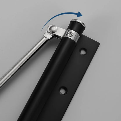 Lightweight Stainless Steel Automatic Door Closer – Quiet Residential Use with Screw Accessories