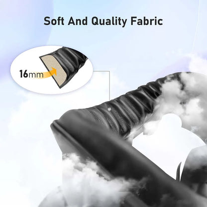 AMVR 3-in-1 Face Mask Cover for Meta Quest 3 – PU Leather & Ice Silk Replacement Pad, Upgraded Version