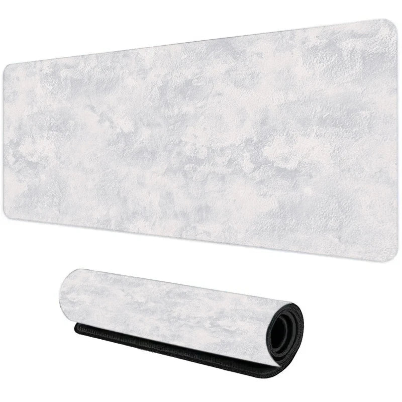 Gray Texture XXL Gaming Mouse Pad – Large 90x40cm Rubber Anti-Slip Desk Mat for Computer Office and Gaming