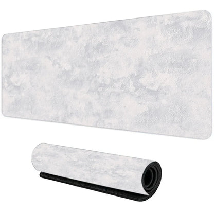 Gray Texture XXL Gaming Mouse Pad – Large 90x40cm Rubber Anti-Slip Desk Mat for Computer Office and Gaming