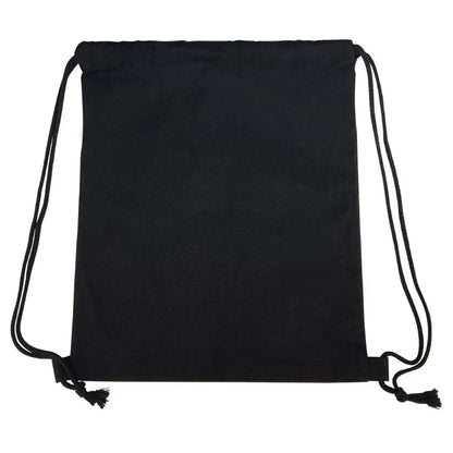 One Piece Luffy Anime Drawstring Backpack — Full-Color Cartoon Storage Bag with Pocket