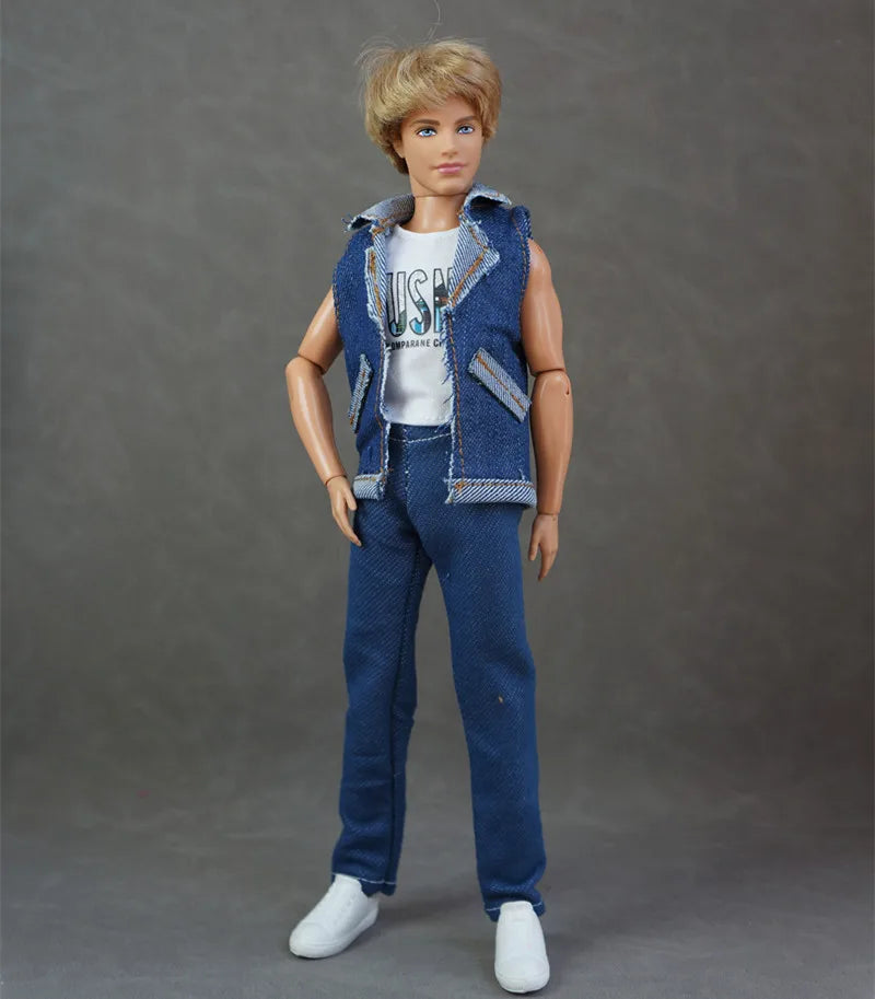 High-Quality 30cm Doll Dress — Clothes for Babi & Ken Dolls, Perfect Birthday & Christmas Gift for Girls