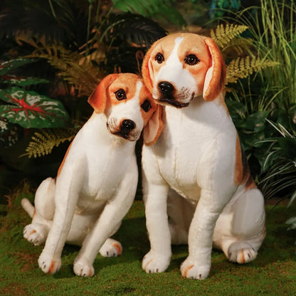 45-65cm Realistic Beagle Plush Toy - Stuffed Dog Doll, Gift, Home Decor & Pet Store Mascot
