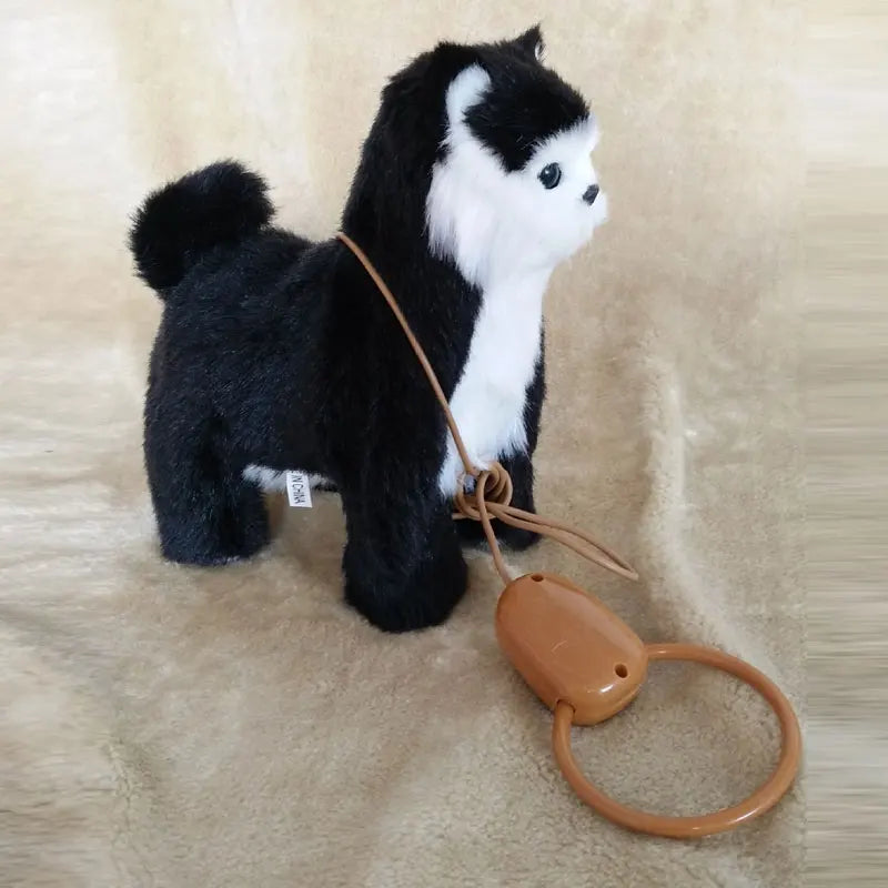 Robot Cat Electronic Plush Toy - Singing, Walking Electric Kitten with Leash Control, Music Pet for Kids