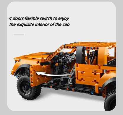 2024 New 1379PCS F-150 Truck Car Building Blocks – Off-Road Pickup Bricks MOC 42126 Toy for Kids, Boys Birthday Gifts