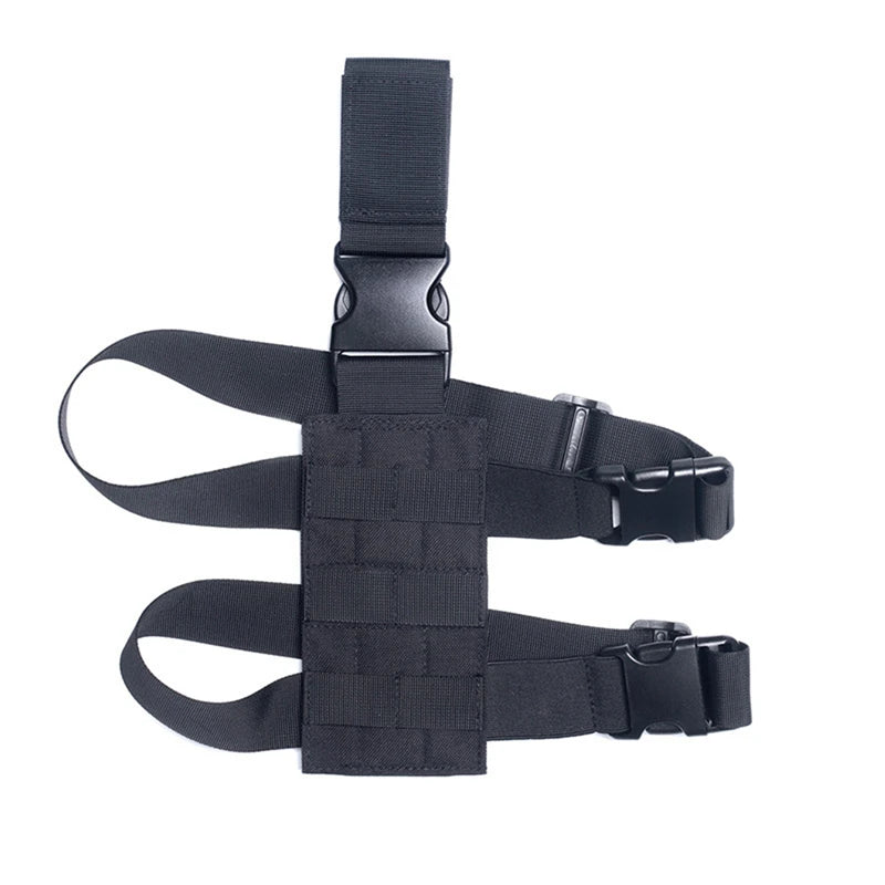 Universal Drop Leg Holster - MOLLE Thigh Platform for Hunting & Paintball with Adjustable Straps