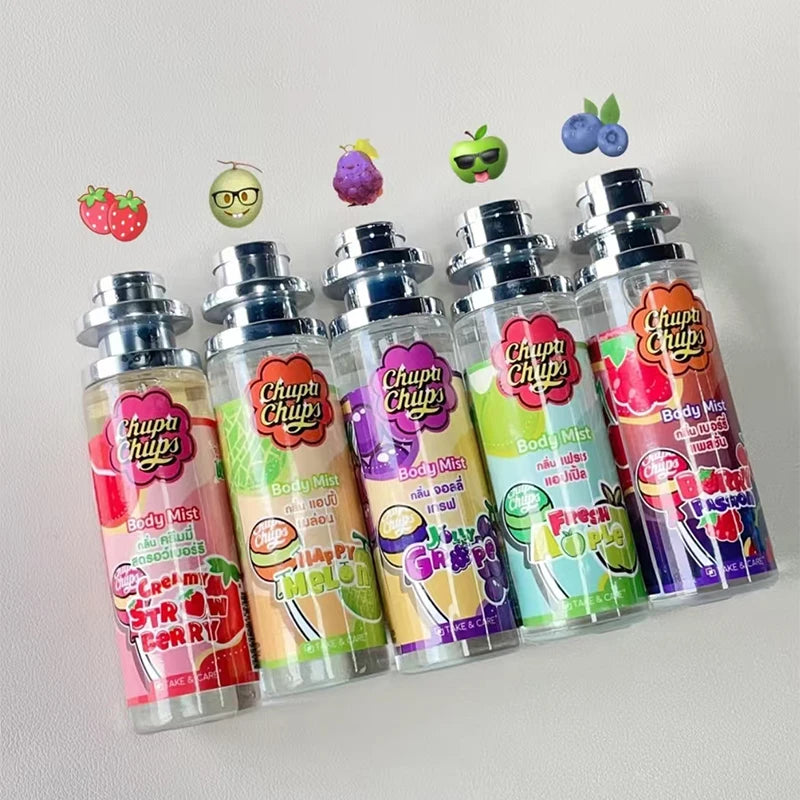 Fresh Fruit Fragrance Perfume Spray – Thai Strawberry, Cantaloupe & Grape Long-Lasting Summer Deodorant (30ml)
