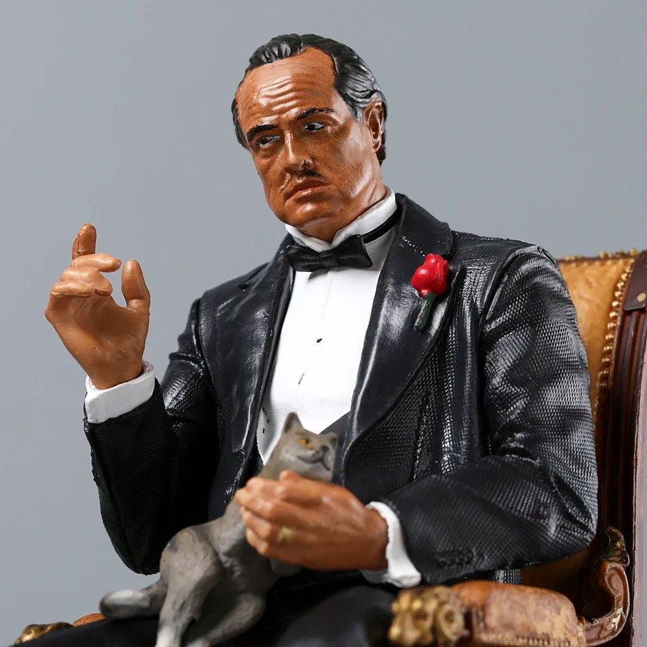 The Godfather Vito Corleone 6" Model Figure — Collectible Doll for Decoration, Toys & Holiday Gift