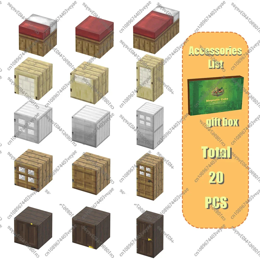 Magnetic Building Blocks Cube Set – STEM DIY Toy for Kids 3+, Boys & Girls, Sensory Model Gift