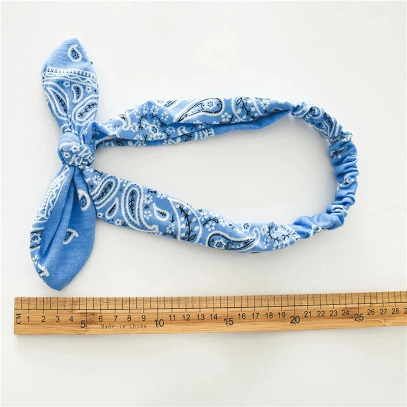 Vintage Boho Suede Headbands for Women – Soft Solid Print Cross Knot Elastic Hairbands & Bandanas for Girls
