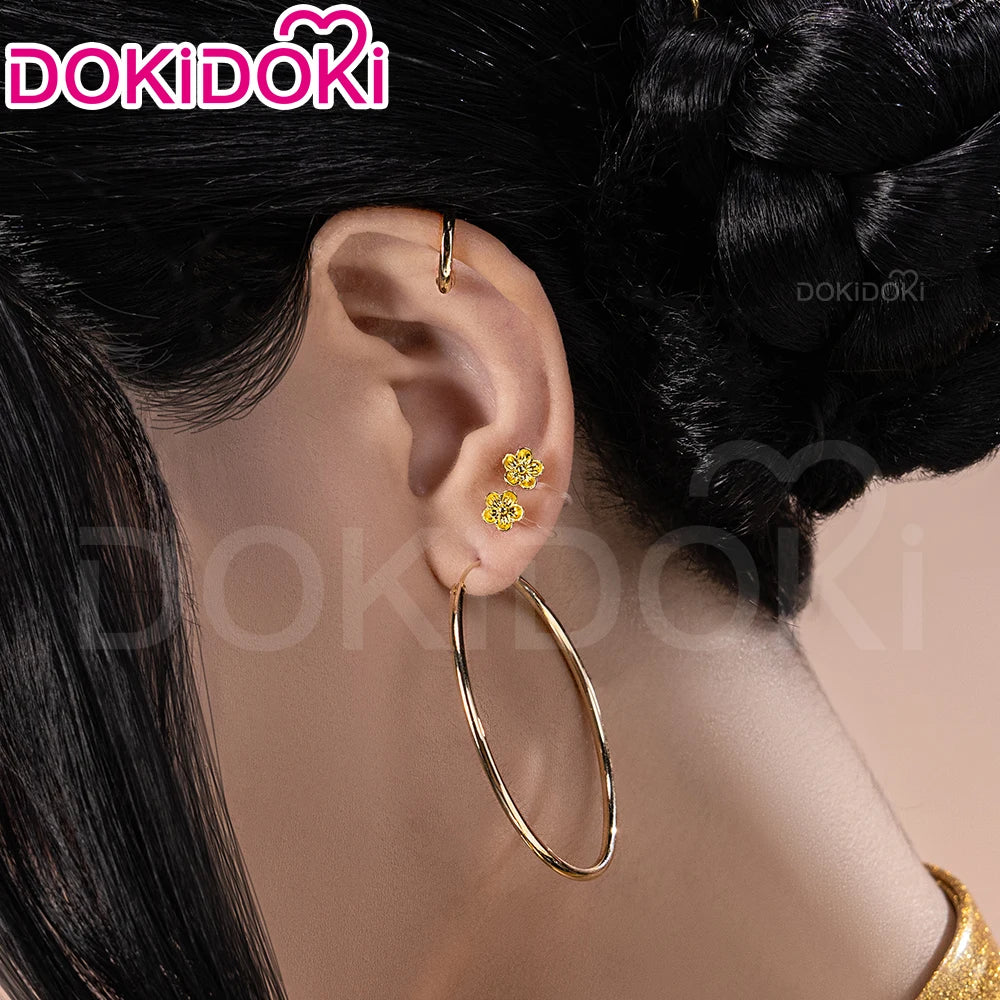Rumii Miraa Zoeyy Cosplay Earrings — DokiDoki Metal Headwear for Halloween & Costume Accessories