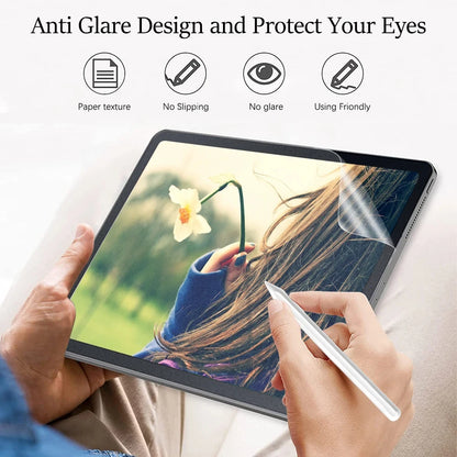 3Pcs Paper-Like Screen Protector for Lenovo TAB M10, M9, M8, M11, P12 Pro, P11 – Non-Glass Protector for 1st, 2nd & 3rd Gen