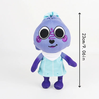 Kawaii Dandy's World Plush Toys – Twisted Eggson Painted Pattern Game Peripheral for Kids, Birthday & Xmas Gift