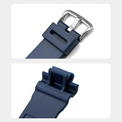 Silicone Watch Band and Case for Casio G-Shock DW-5600, DW-5610, GW-M5610 & GWB5600 - Sport Replacement Strap Set