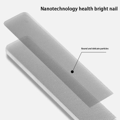 Nano Glass Nail File - Transparent Crystal Nail Buffer for Polishing, Smoothing & Shining Nails