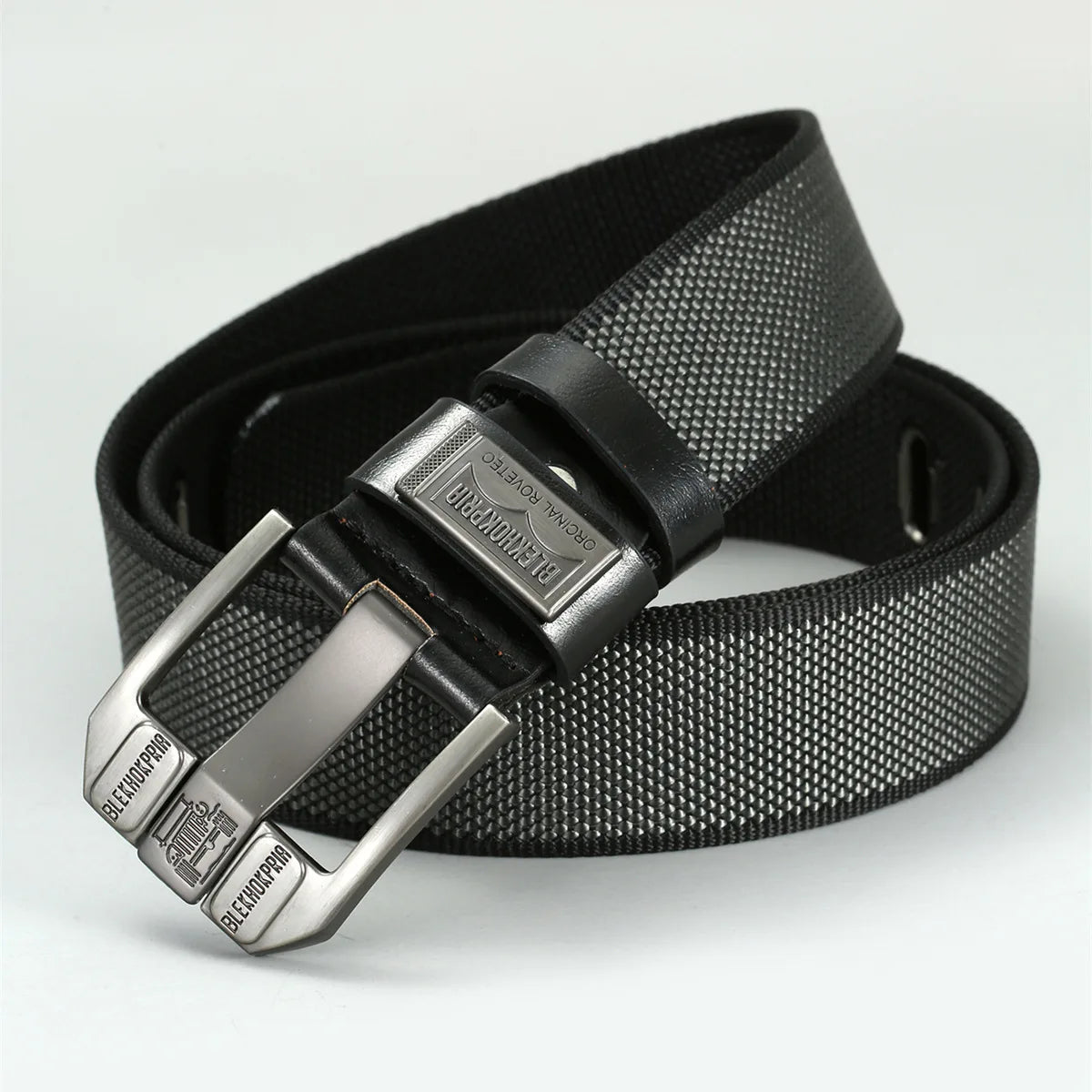 Men’s Canvas Pin Buckle Belt — Casual Retro Waistband Overalls Fashion Webbing Belt, High-Quality c032