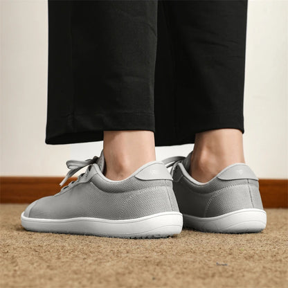 SNORW Wide Barefoot Shoes - Zero Drop Casual Sneakers for Men & Women, Perfect for Outdoor Trail Running