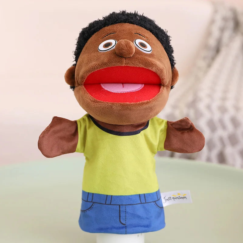 Kids Plush Hand Puppet Set - 28-33cm Role Play Toys for Bedtime Stories, Family Activities & Creative Learning