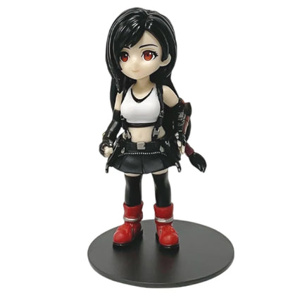 Anime 11-12cm Final Fantasy Figure Set – Cloud, Tifa, Aerith & Zack PVC Collectible Toy