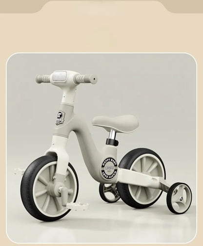 2-in-1 Children’s Balance Bike – Three-Wheeled Multifunctional Pedal Walker with Music & Lights, Indoor and Outdoor Baby Toy