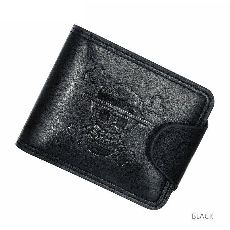 Men's Short Bifold Wallet – Slim Faux Leather Business Card Holder, Billfold Purse Clutch for ID & Credit Cards