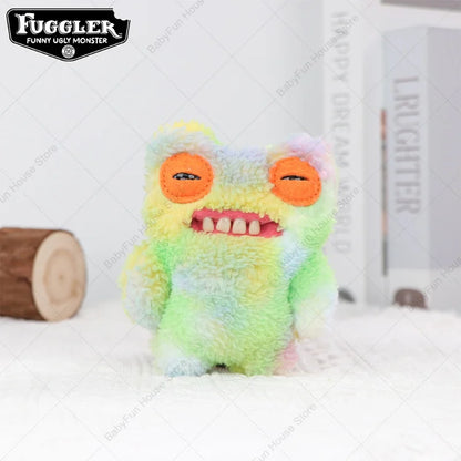 Original Fuggler Ugly Teeth Plush Keychain – Wide-Eyed Monster, Alien & Rabbit Peluche Pendant Toy