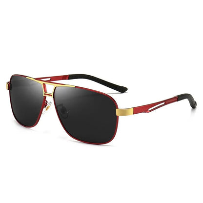 New Square Photochromic Polarized Sunglasses: Men's Color Changing Sun Glasses Chameleon Anti-Glare Driving Oculos De Sol