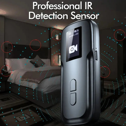 Hidden Camera & Spy Detector – RF/Bug Signal, IR Mode & Magnetic Field Scanning Device