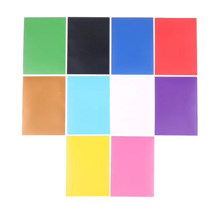 100PCS Matte Colorful Trading Card Sleeves - 66×91mm TCG Card Protectors for Pokémon, Tarot & Board Games